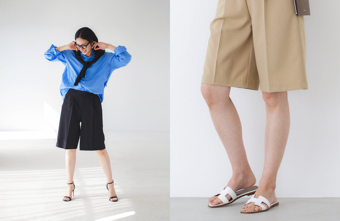 「キレイめ」に着こなすショートパンツ