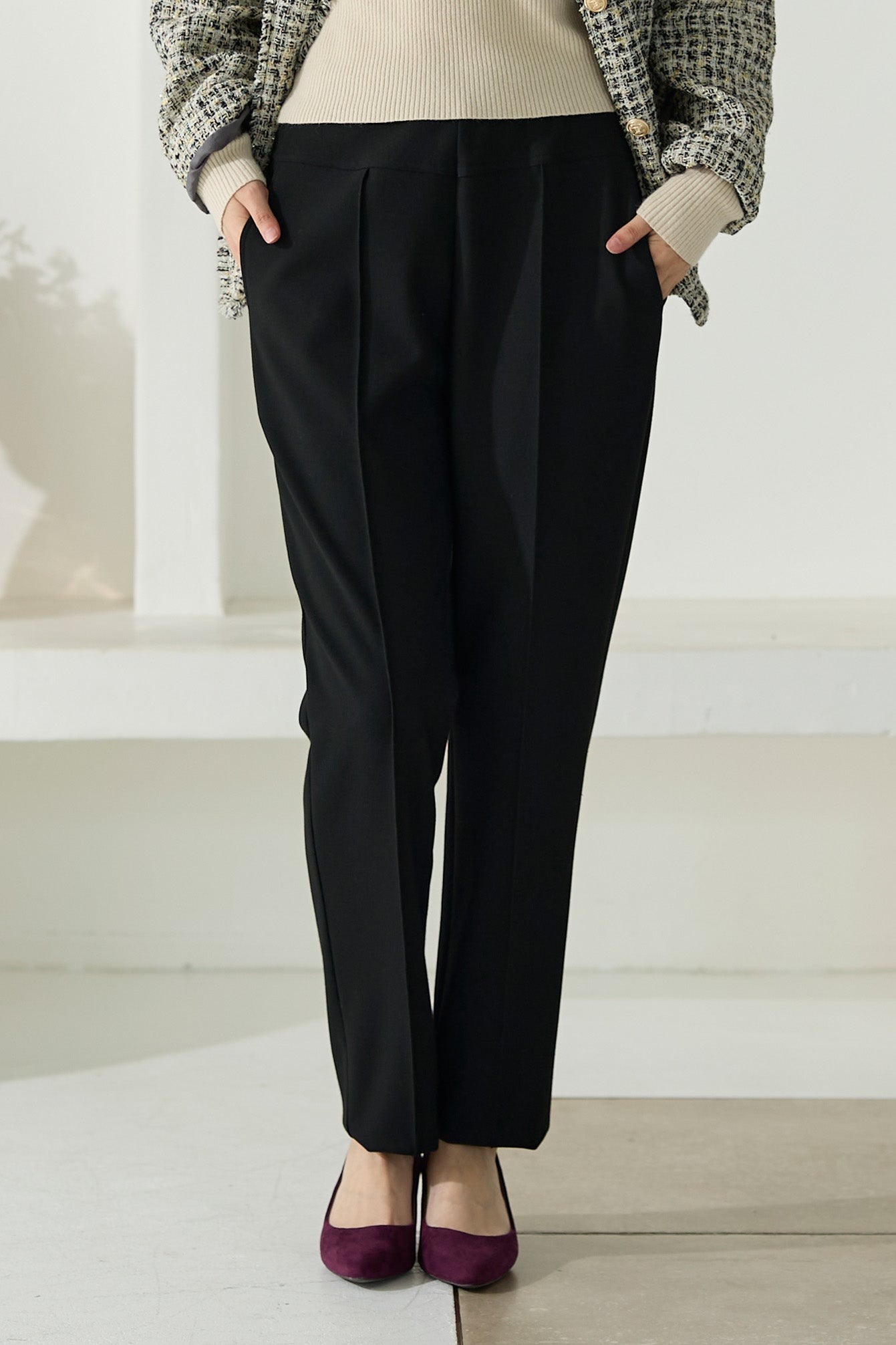 ウーリッチウォーム 吸湿発熱イージースラックス<テーパード>