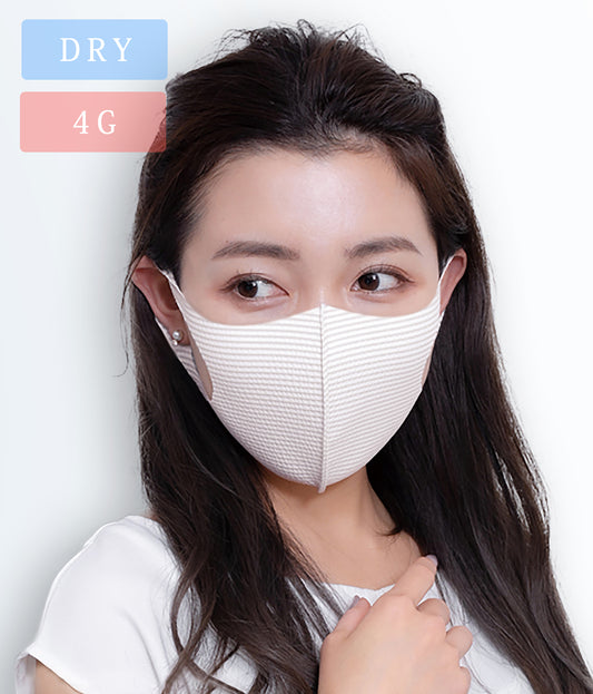 【日本製】 洗える超伸縮4ガードマスクDRY 2枚組(品番M-015)