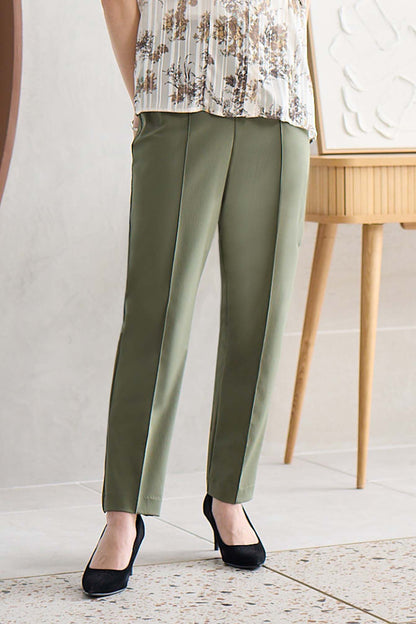 【おまとめ割 対象】サーラドライ 吸水速乾 接触冷感 イージースラックス テーパード