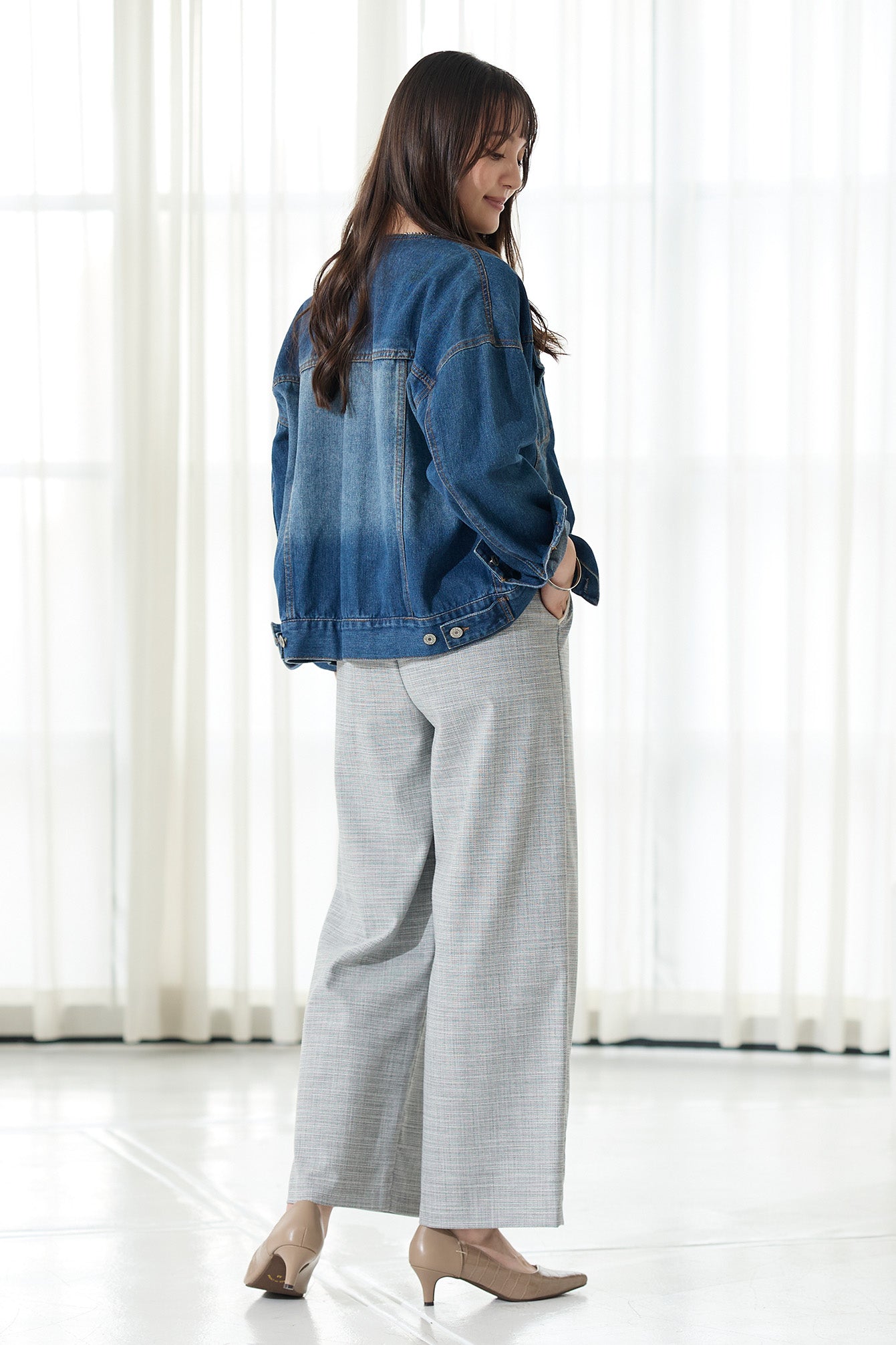 【SALE】スラブ調ポケットパイピング ワイド