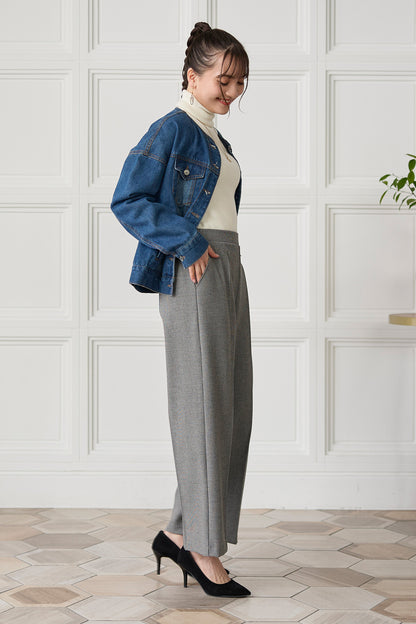 ウーリッチウォーム 吸湿発熱 センタープリーツ ワイド