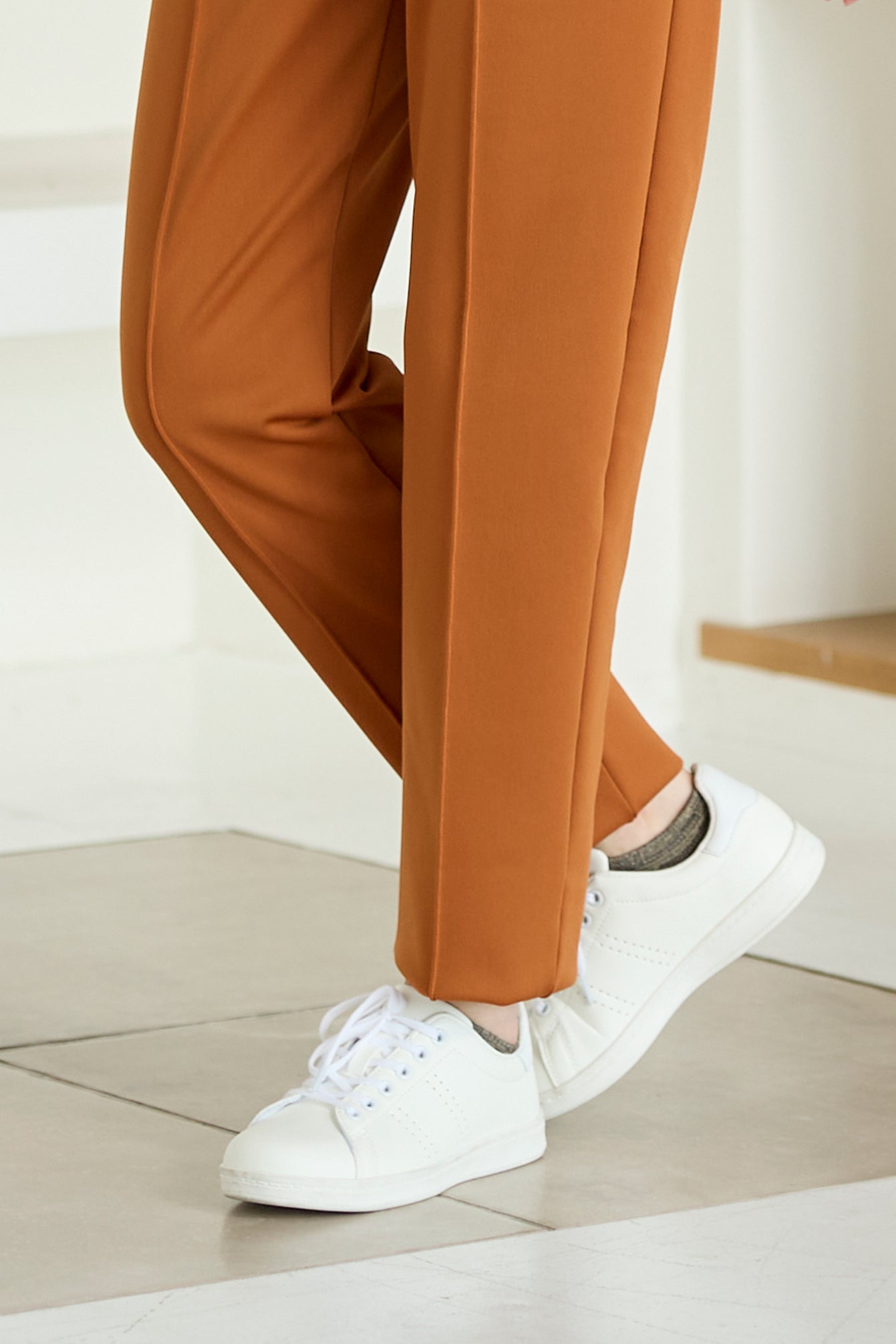 【特別お試し価格】すふれ起毛プラス 蓄熱保温 イージースラックス テーパード＆デニムプリントワイド