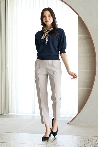 【おまとめ割 対象】サーラドライ 吸水速乾 接触冷感 イージースラックス テーパード