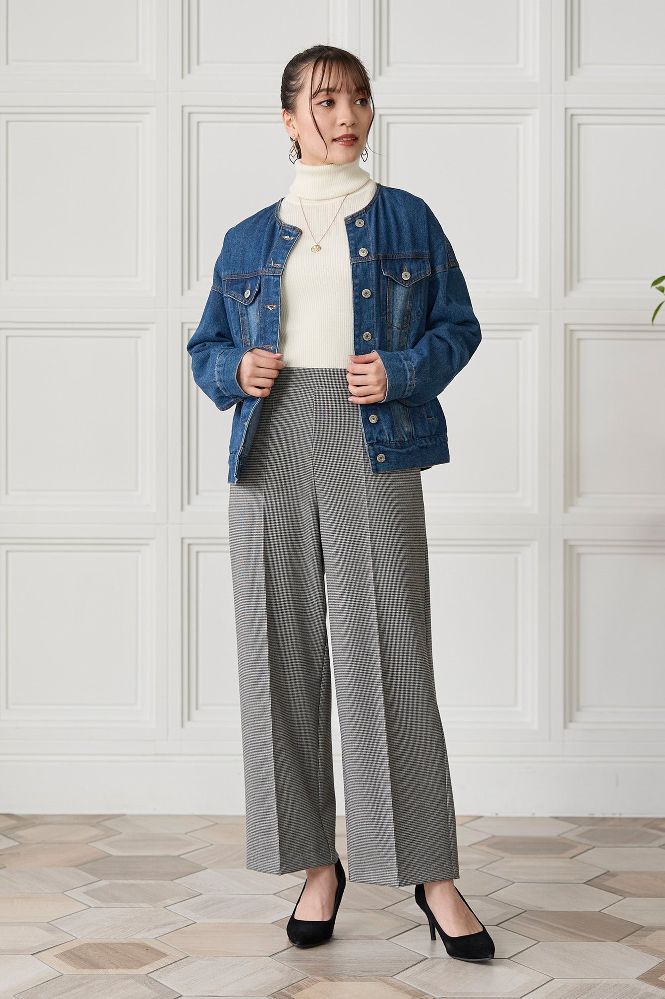 ウーリッチウォーム 吸湿発熱 センタープリーツ ワイド