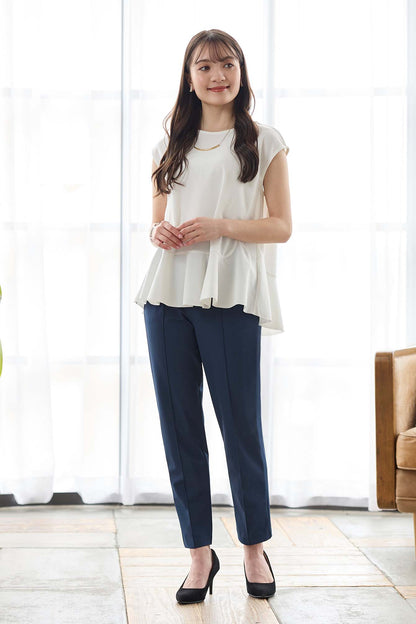 【おまとめ割 対象】サーラドライ 吸水速乾 接触冷感 イージースラックス テーパード