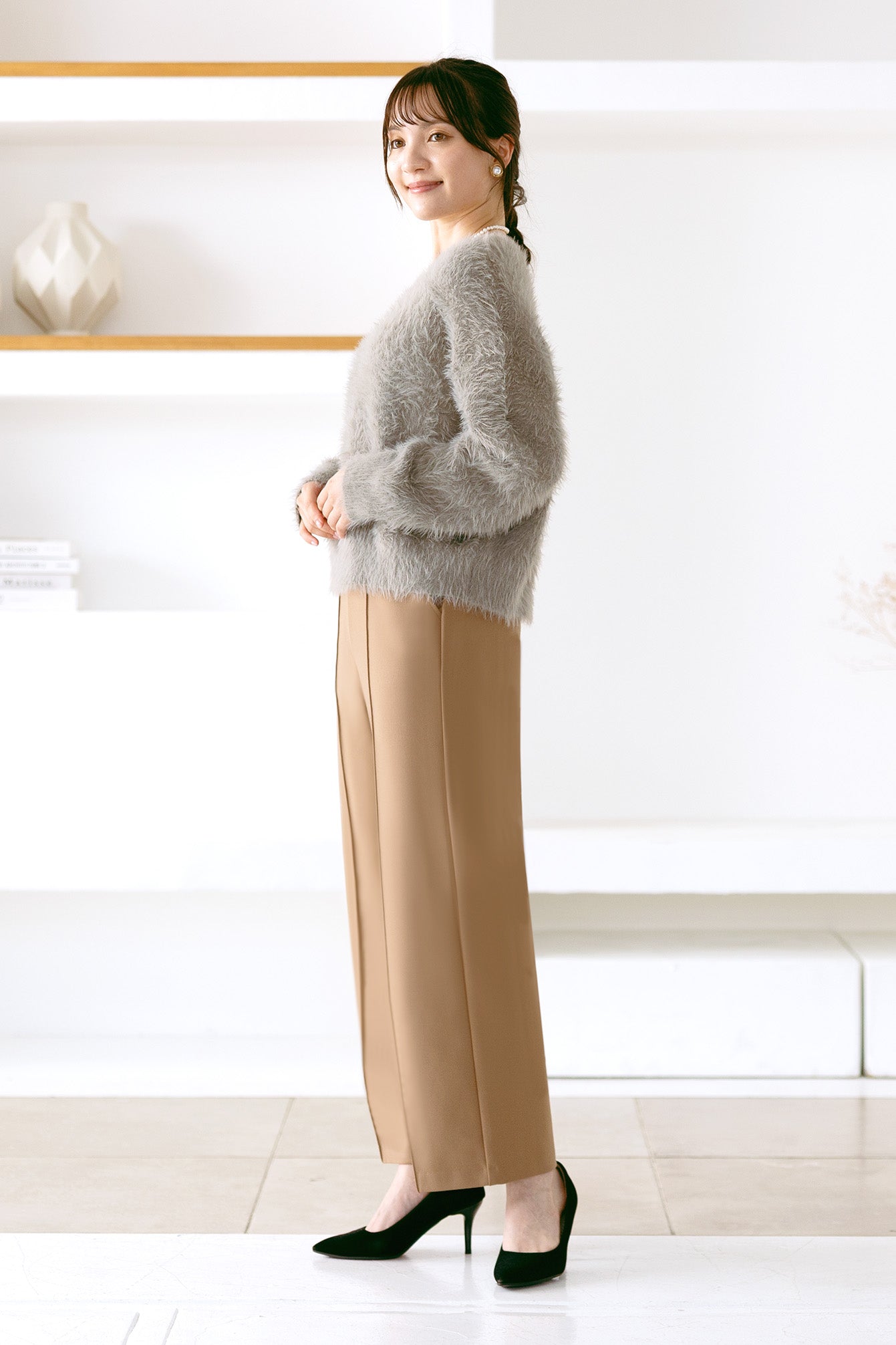 ウーリッチウォーム 吸湿発熱 イージースラックスワイド