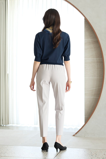 【おまとめ割 対象】サーラドライ 吸水速乾 接触冷感 イージースラックス テーパード