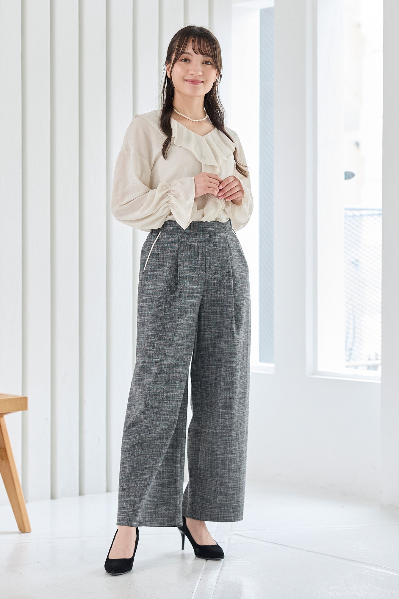 【SALE】スラブ調ポケットパイピング ワイド