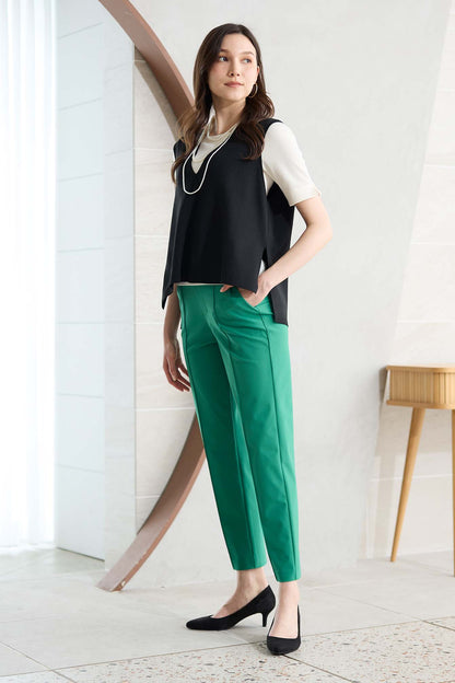 【おまとめ割 対象】サーラドライ 吸水速乾 接触冷感 イージースラックス テーパード