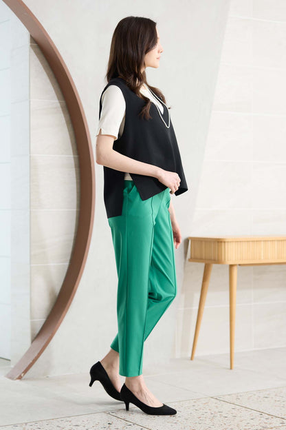 【おまとめ割 対象】サーラドライ 吸水速乾 接触冷感 イージースラックス テーパード