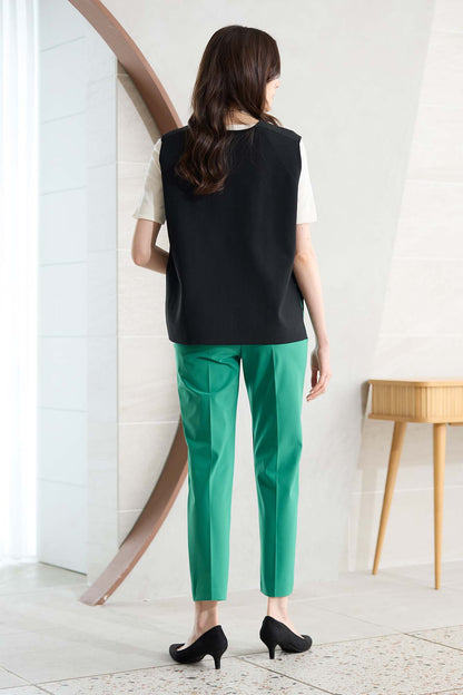 【おまとめ割 対象】サーラドライ 吸水速乾 接触冷感 イージースラックス テーパード