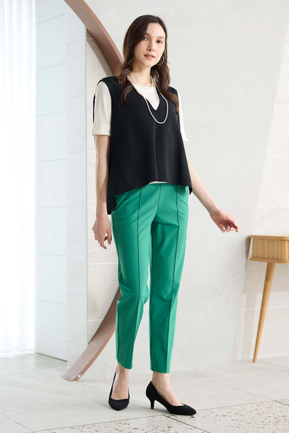 【おまとめ割 対象】サーラドライ 吸水速乾 接触冷感 イージースラックス テーパード