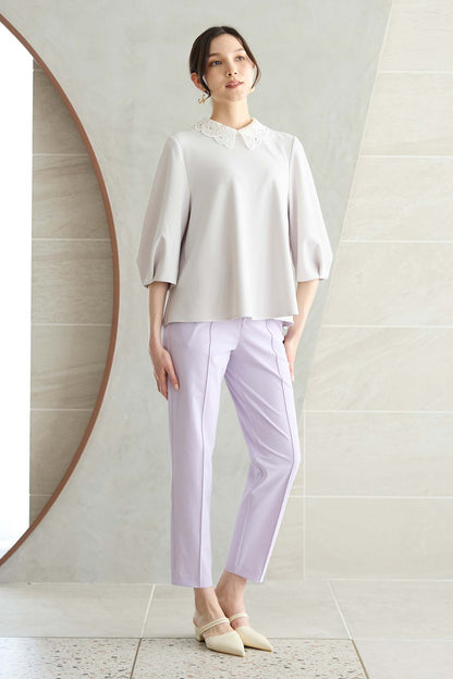 【おまとめ割 対象】サーラドライ 吸水速乾 接触冷感 イージースラックス テーパード