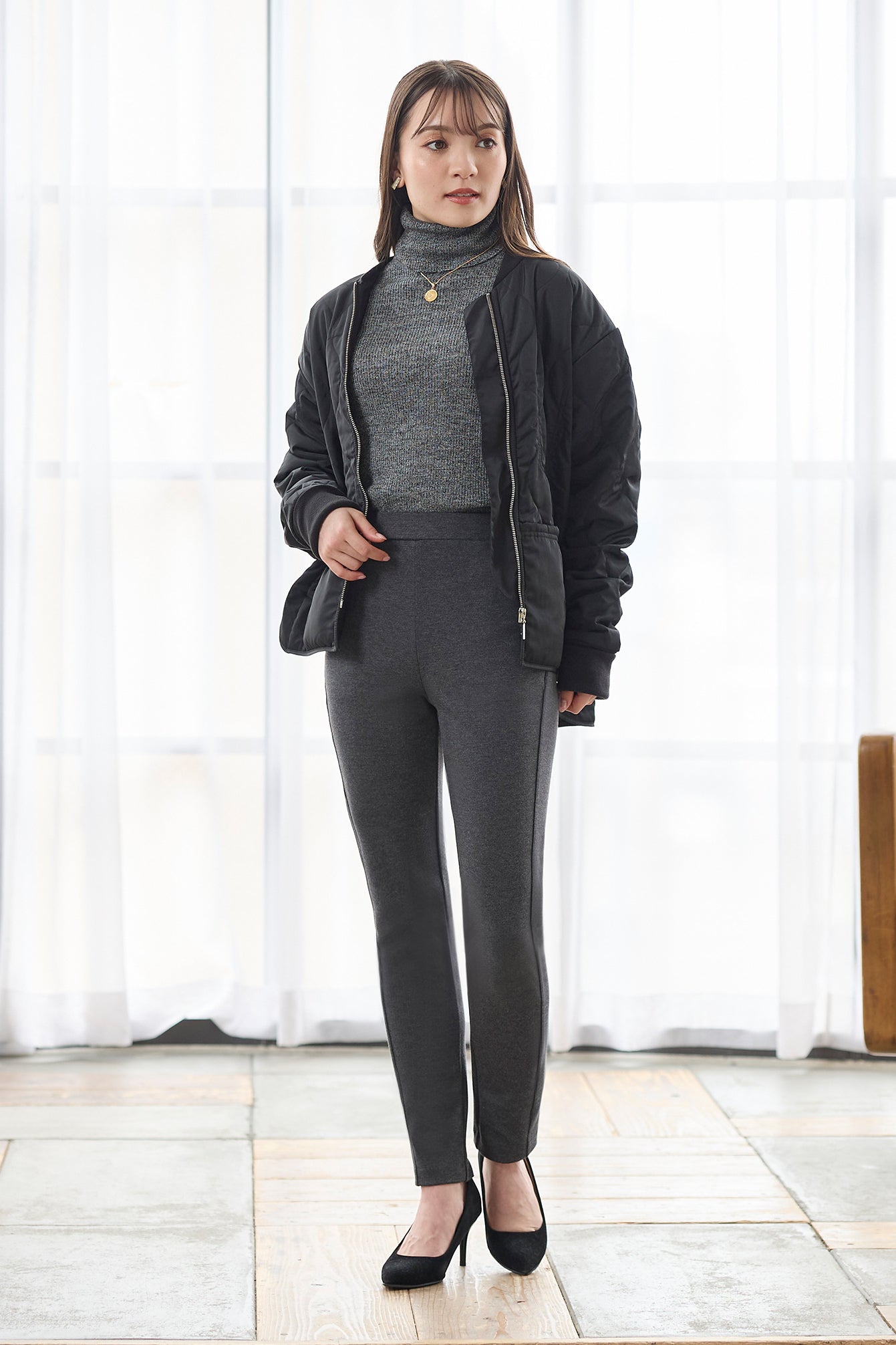 クロスウォーム 吸湿発熱 パネル切替 スリム