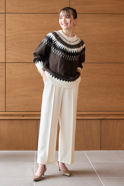 ウーリッチウォーム 吸湿発熱 センタープリーツ ワイド