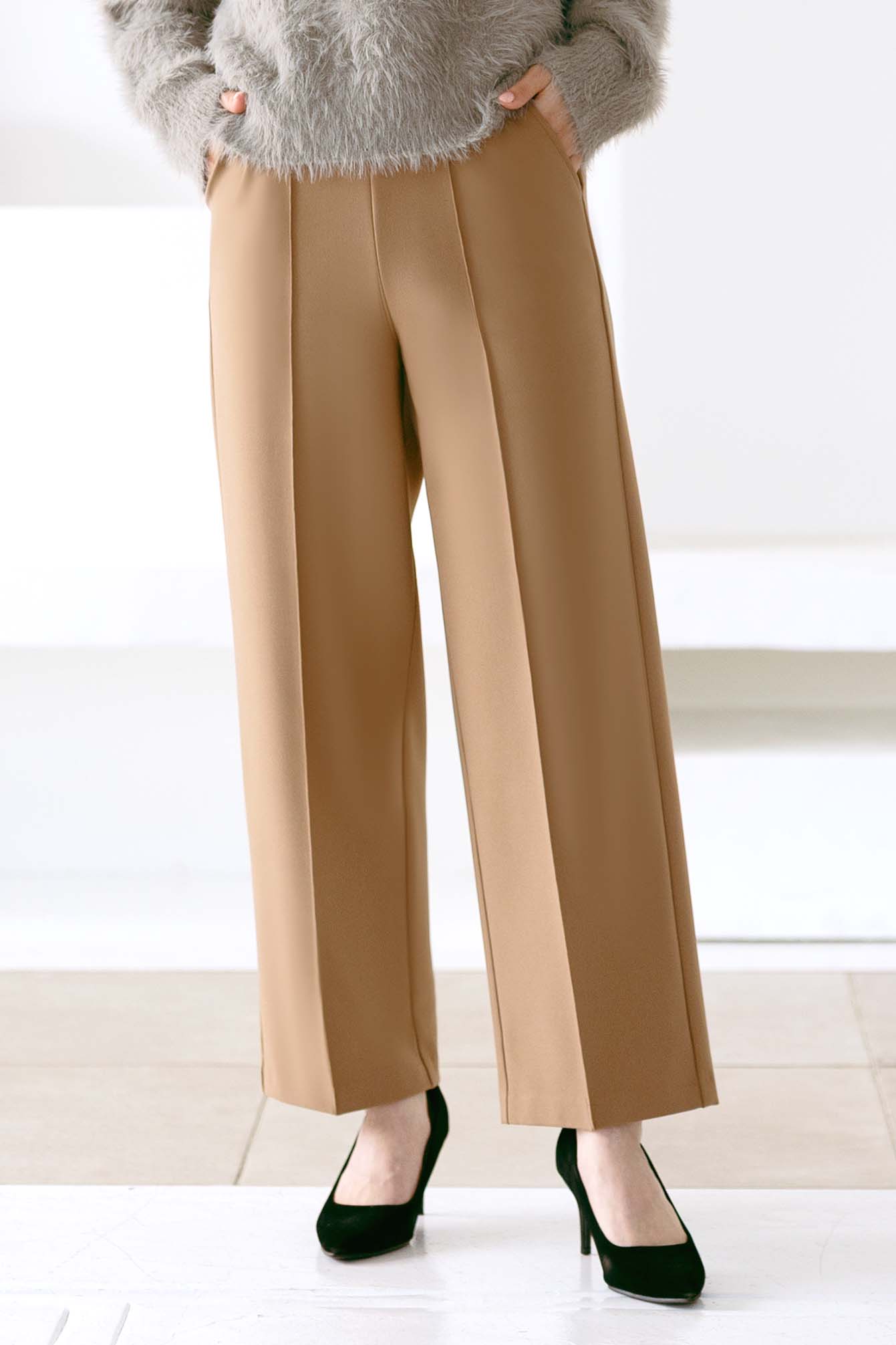 ウーリッチウォーム 吸湿発熱 イージースラックスワイド