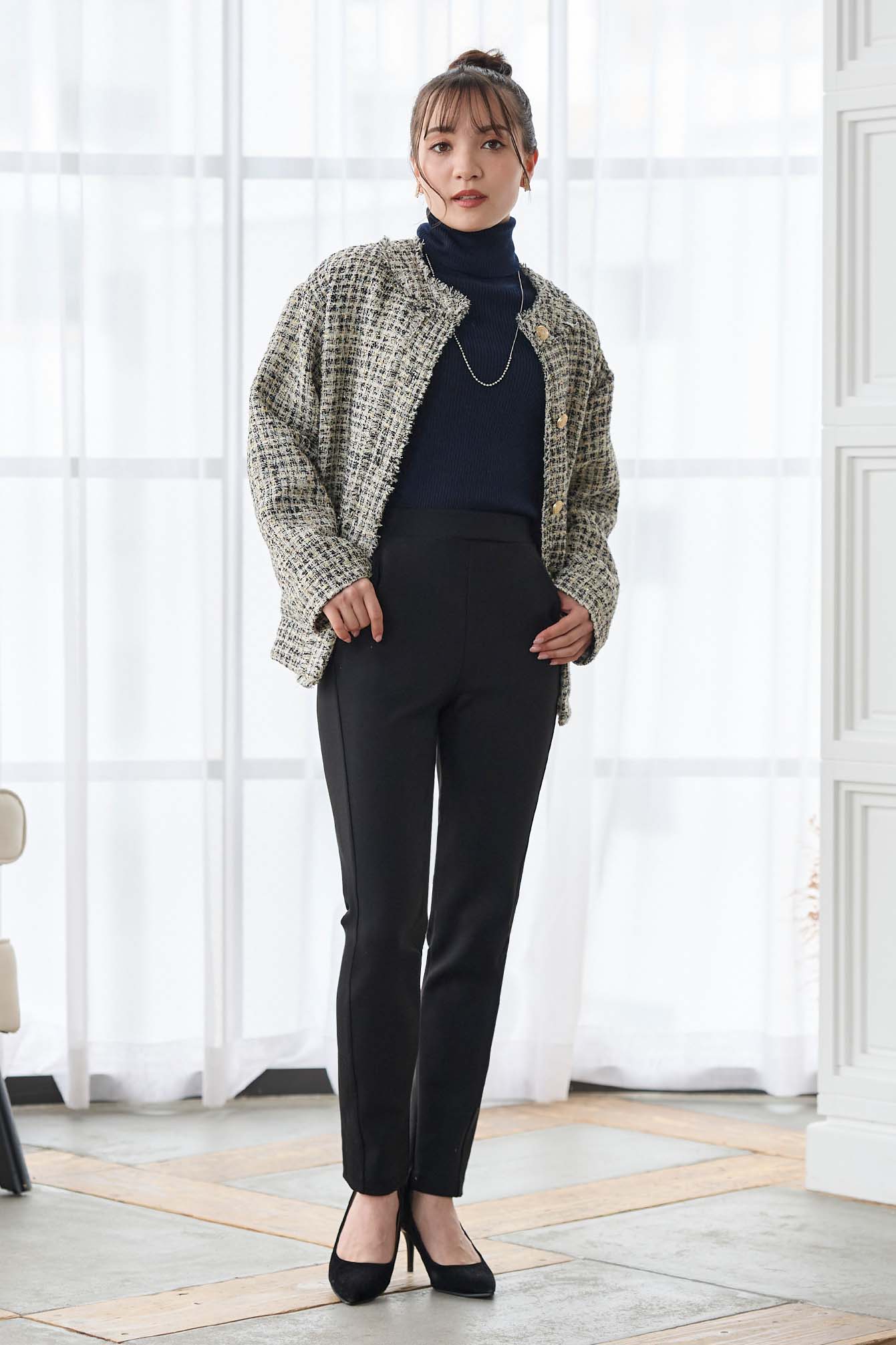 クロスウォーム 吸湿発熱 パネル切替 スリム