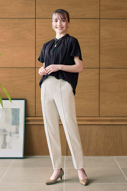 【おまとめ割 対象】サーラドライ 吸水速乾 接触冷感 イージースラックス テーパード