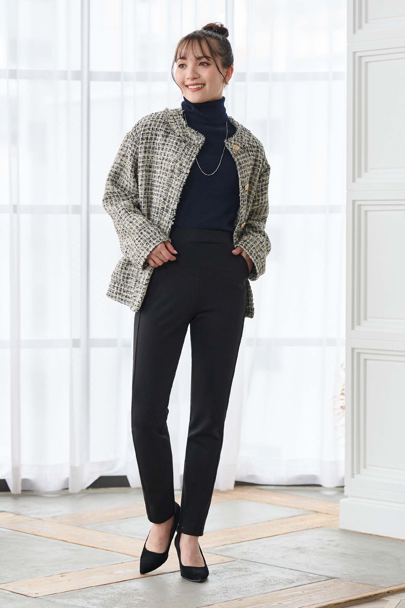 クロスウォーム 吸湿発熱 パネル切替 スリム