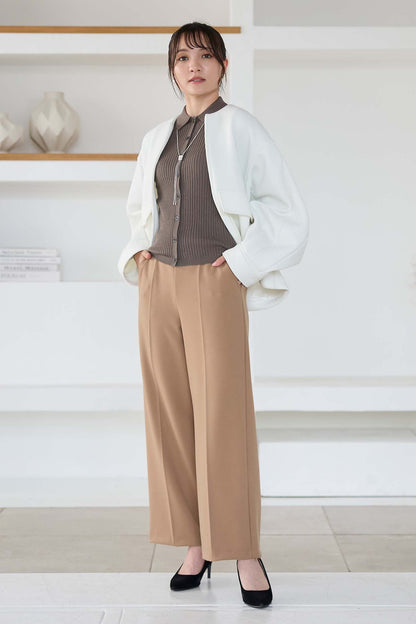 ウーリッチウォーム 吸湿発熱 センタープリーツ ワイド