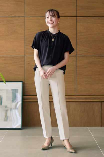 【おまとめ割 対象】サーラドライ 吸水速乾 接触冷感 イージースラックス テーパード