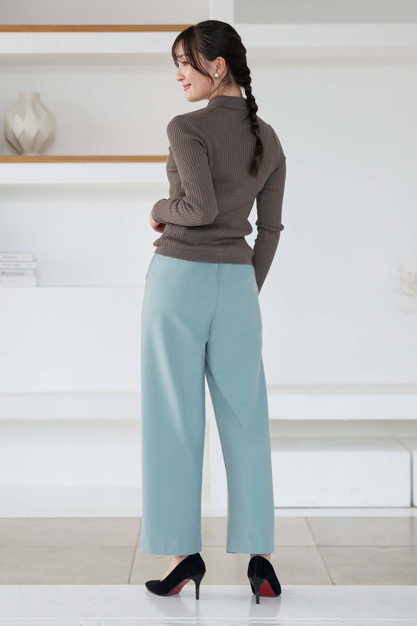 ウーリッチウォーム 吸湿発熱 イージースラックスワイド