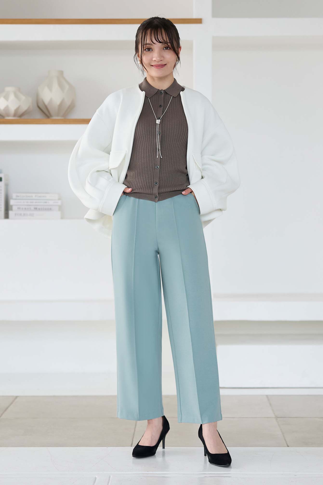 ウーリッチウォーム 吸湿発熱 イージースラックスワイド