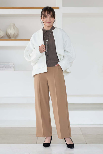 ウーリッチウォーム 吸湿発熱 センタープリーツ ワイド