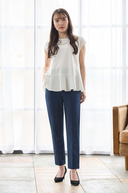 【おまとめ割 対象】サーラドライ 吸水速乾 接触冷感 イージースラックス テーパード