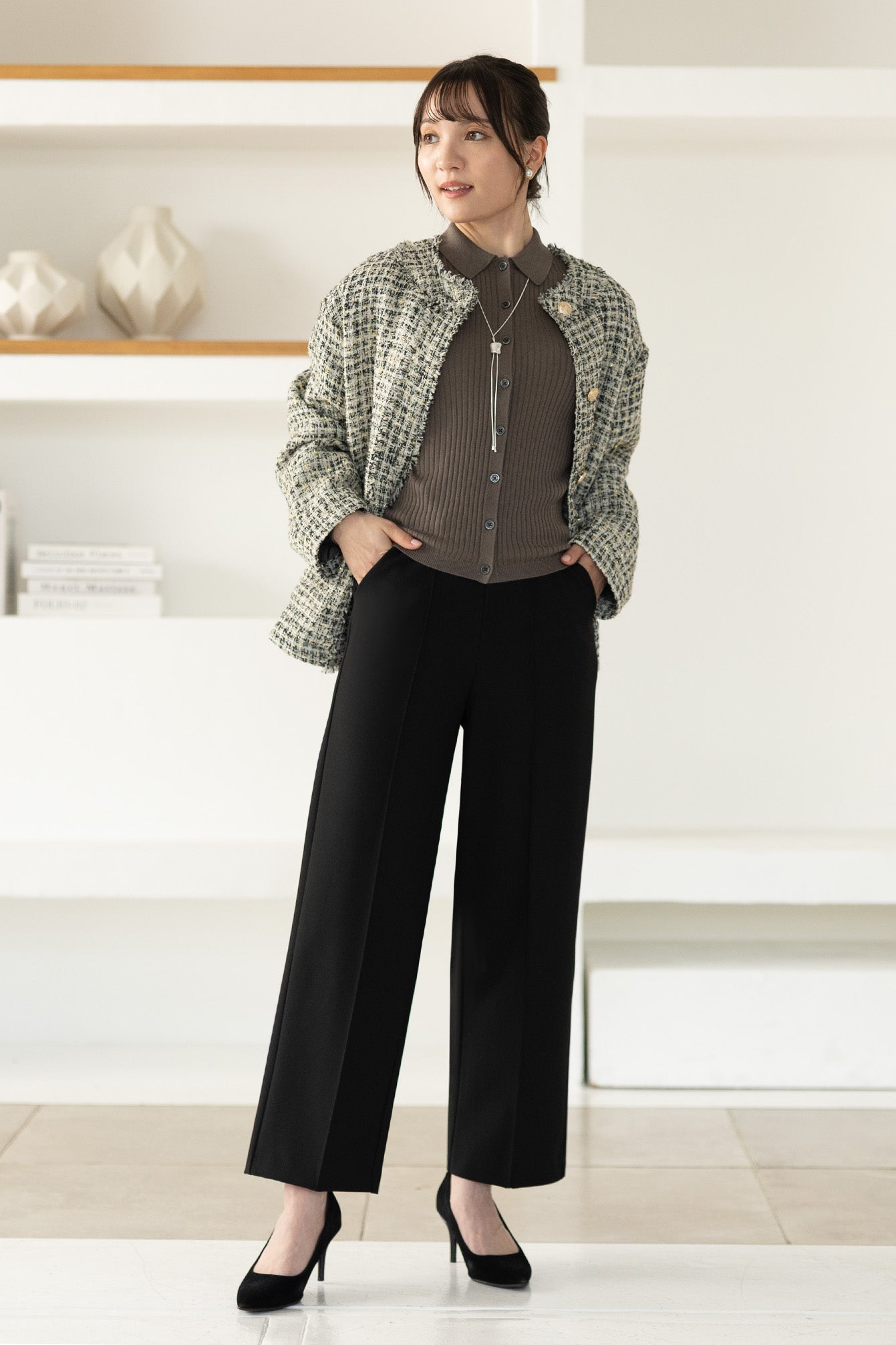 ウーリッチウォーム 吸湿発熱 イージースラックスワイド