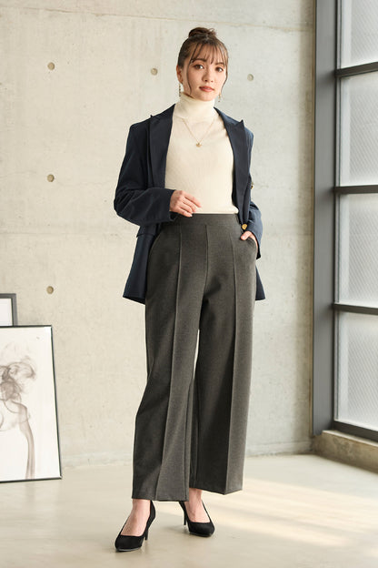 ウーリッチウォーム 吸湿発熱 センタープリーツ ワイド