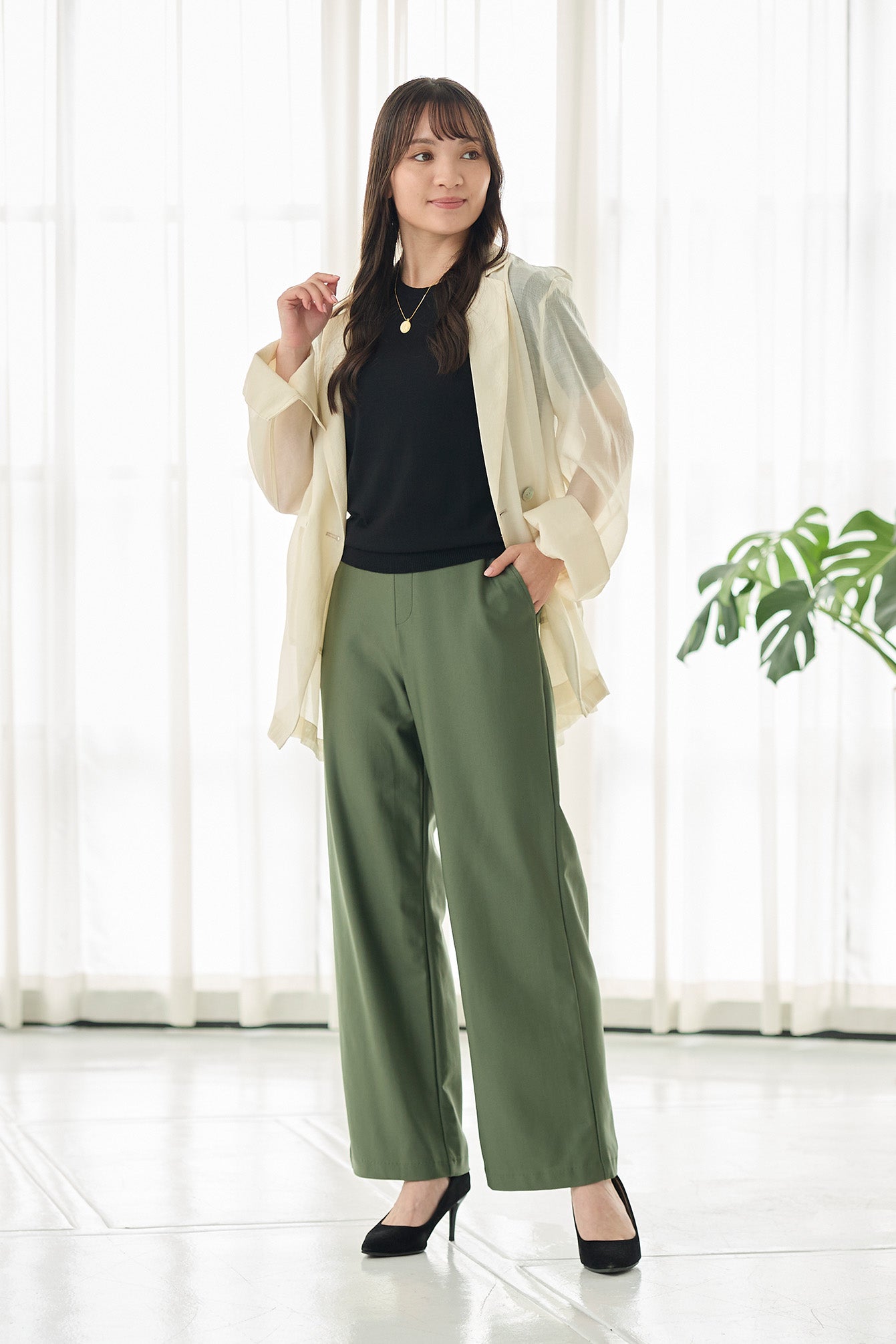 エアシルキー  ワイドストレート