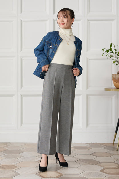 ウーリッチウォーム 吸湿発熱 センタープリーツ ワイド