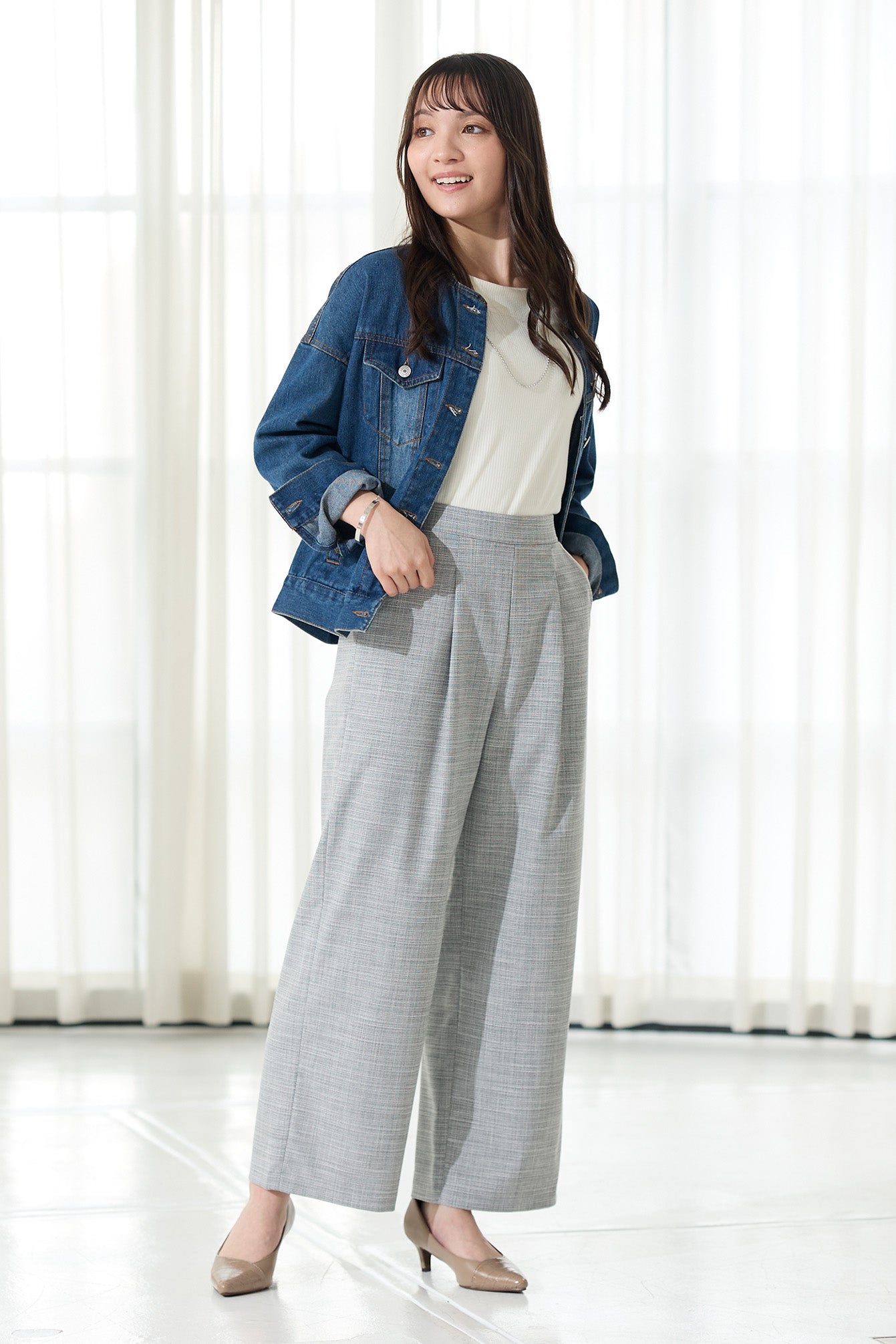 【SALE】スラブ調ポケットパイピング ワイド