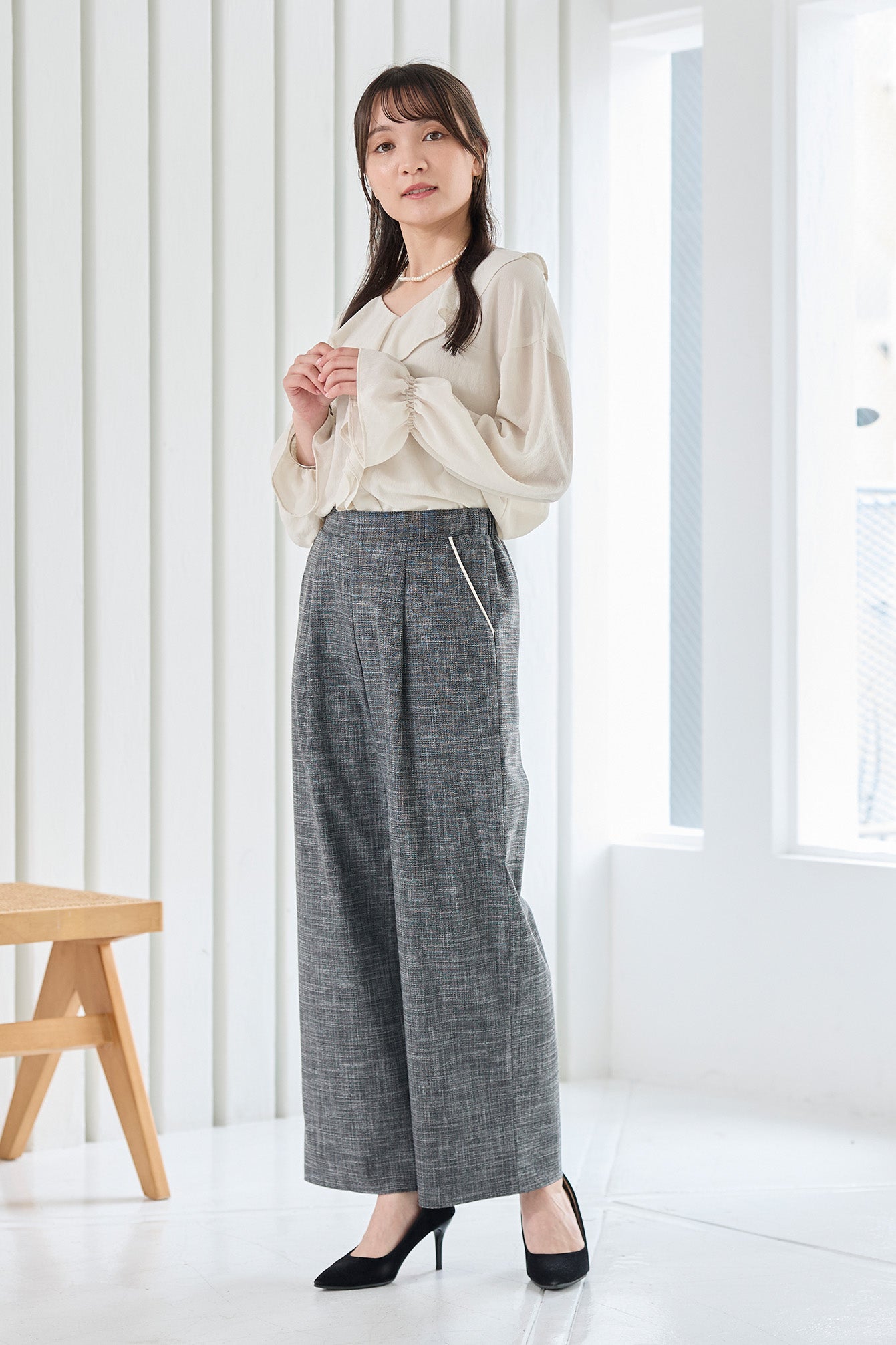 【SALE】スラブ調ポケットパイピング ワイド