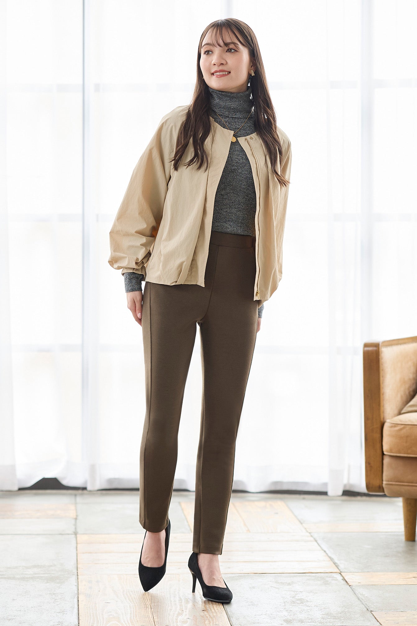 クロスウォーム 吸湿発熱 パネル切替 スリム