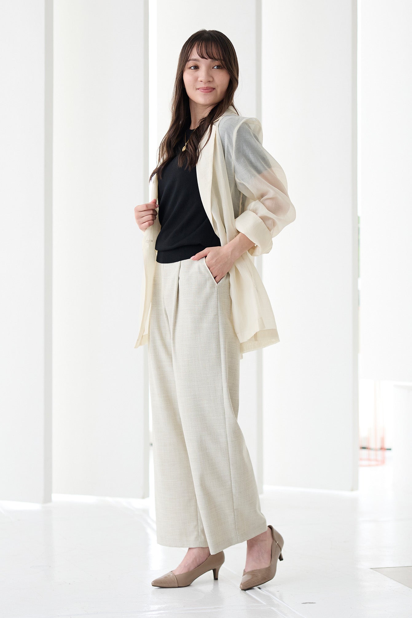 【SALE】スラブ調ポケットパイピング ワイド