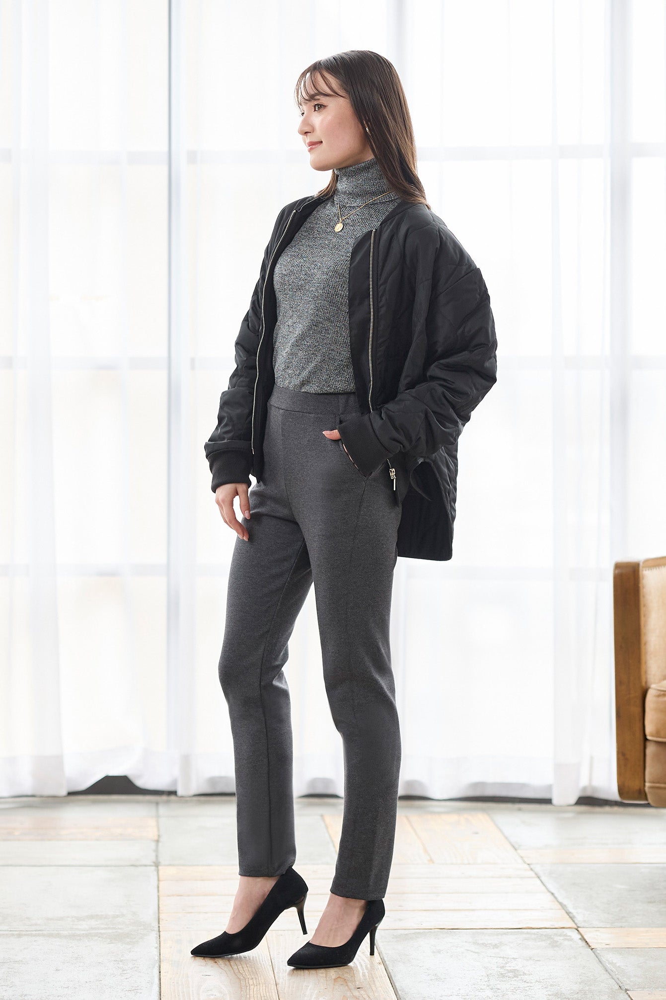 クロスウォーム 吸湿発熱 パネル切替 スリム