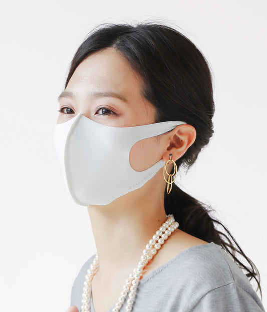 【日本製】 洗える超伸縮ふわピタフィットマスク２枚組（品番M-002）